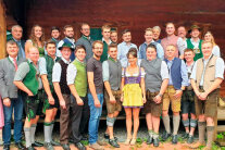 Gruppenfoto mit Lehrern